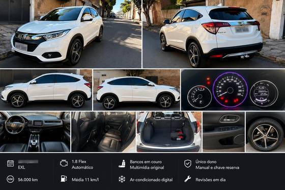 HONDA HR-V 1.8 16V FLEX EXL 4P AUTOMÁTICO HONDA HR-V 1.8 16V FLEX EXL 4P AUTOMÁTICO